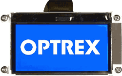 Kyocera Display (Optrex) F-51553 128x64 Blue/White LCD