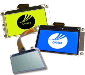 Kyocera Display (Optrex) F-51320 128x64 Monochrome Transmissive Graphic LCDs