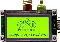 128x64 graphic Yellow/Black display